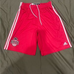 Adidas Men's Red Athletic Shorts perfect condition